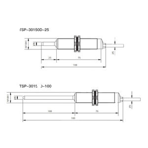 Capteurs de température de contact série AKUSENSE TSP - Gamme -30~150 Protection IP67 Communication <span class=keywords><strong>RS</strong></span>-485 <span class=keywords><strong>Pt1000</strong></span> Précision 0,5% - Product Image 2