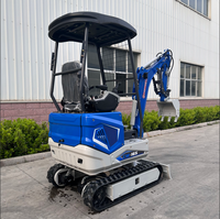 Livraison gratuite - Mini-excavatrice compacte multifonction CARTIWELL avec moteur et propulseur certifiée CE EPA à vendre