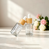 Flacons compte-gouttes cylindriques en verre transparent de 12 ml, 99 unités, pour sérum, parfum, huiles essentielles – Emballage écologique haut de gamme