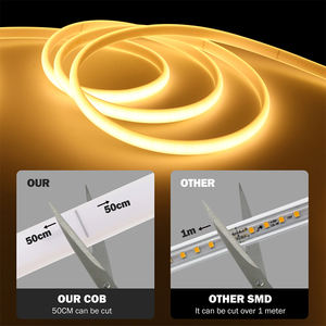 Striscia LED AC 110V 220V ad Alta Tensione IP67 Impermeabile, Nastro Luminoso COB Flessibile Plug and Play per Esterni e Profili di Edifici - Product Image 6