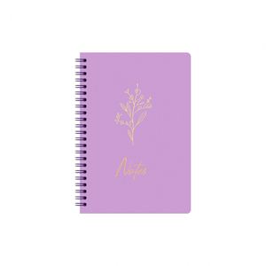 Cuaderno Espiral Floral Amarillo con Diseño Minimalista para Papelería Personalizada para Estudiantes y Suministros Escolares al por Mayor - Product Image 2