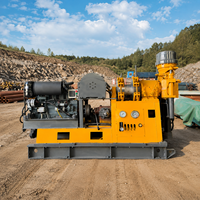 Nouvelle Foreuse Rotative de Puits d'Eau XY-3 FEIYANG à Moteur Diesel, Pompe Max. 600m, Diamètre de Forage 325MM, sur Roues, Large Plage de Tige de 1 An, Moteur à Large Gamme de Vitesse