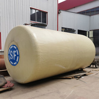 Réservoir de carburant souterrain à double paroi en acier au carbone anti-corrosion pour station-service, utilisation de l'essence