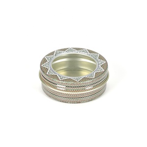 custom luxury colorful green saffron containers jar aluminium metal saffron packaging box