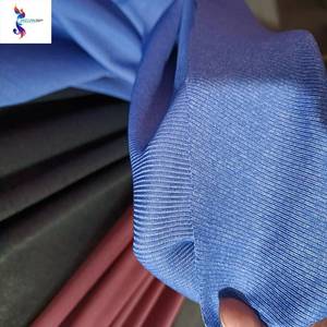 Tissu côtelé en tricot 2*2, <span class=keywords><strong>prix</strong></span> au kg en gros, tissu côtelé en polyester uni teint, stock de marchandises prêtes à l'emploi, tissu tricoté extensible - Product Image 2