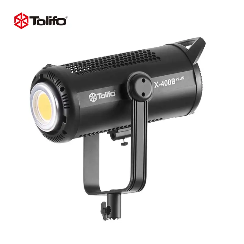 Video üretimi için Tolifo X-400B artı Bi-renkli LED ışıklar Vlogging 2700-6500K CCT DMX & App kontrol CRI 97 Video stüdyo ışığı