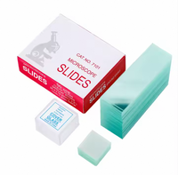 Educational Lab Ware Glass Microscope Slide with Ground Edges Transparent Calibration OEM Available 25.4x76.2mm