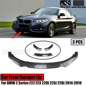 Protector de Parachoques Delantero para BMW Serie 2 F22 F23 220i 218i 228i 225d 220d 218d 2014-2021, Alerón Divisor, Kit de Carrocería, 3 Piezas - Product Image 1