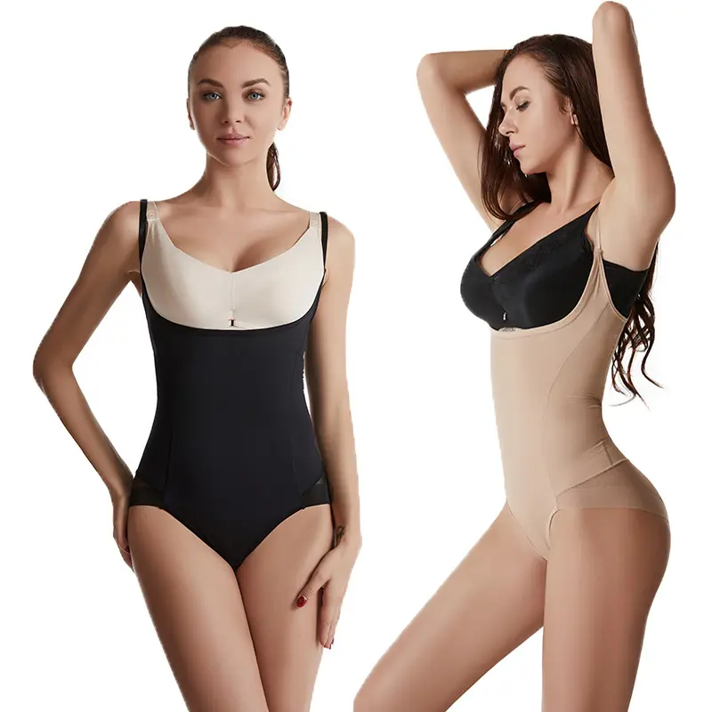 Bodysuit Postpartum Chest Support Abdomen Shrinking Body Beauty Waist Lifting Hip Ice Silk Body Shaper