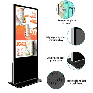 Écran publicitaire intérieur tactile LCD ultra-fin, le mieux noté, Windows Android, kiosque, totem, magasin de détail, ascenseur - Product Image 3