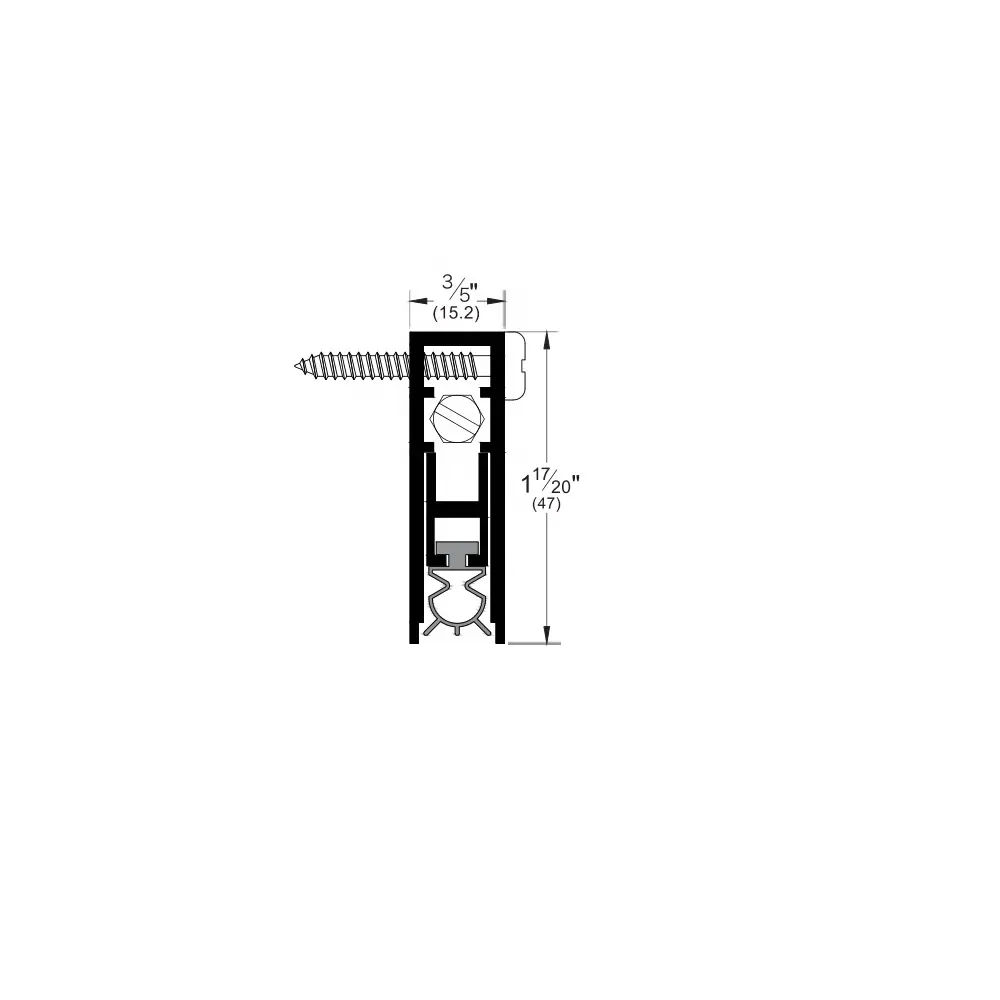 YDB304 Surface Mounted Automatic Door Bottoms door drop seal  Made in China   Hardware  Low Price