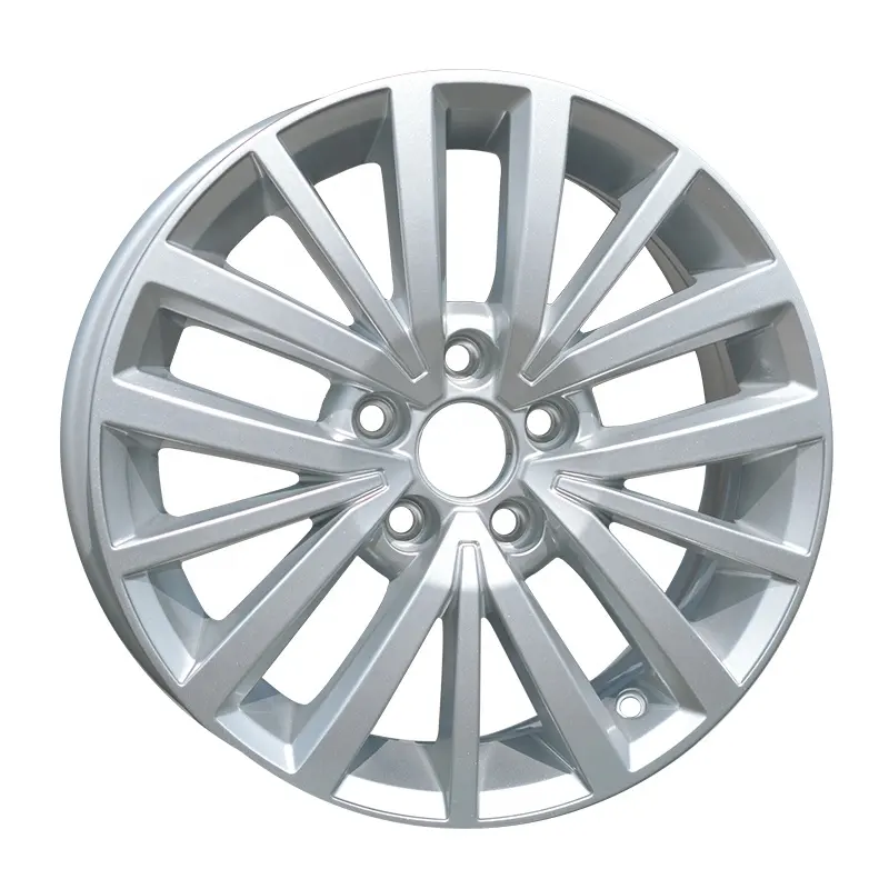 Factory high quality alloy wheel 15inch silver rims