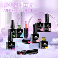 MSRUIOO-Vernis à ongles en gel UV, 8ml, noir, rouge, pour la décoration, couleur pure