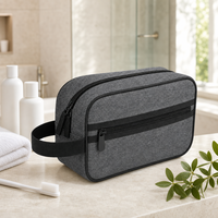 Trousse de Toilette Personnalisée Royal Fair en Polyester Grande Capacité – Nouvelle Conception pour Hommes, Idéale pour l'Extérieur
