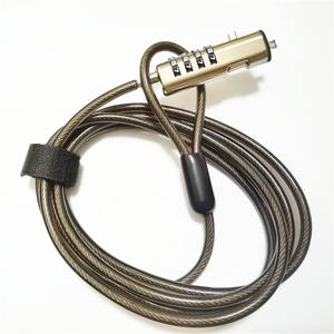 Bloqueo inteligente OEM, bloqueo de <span class=keywords><strong>Cable</strong></span> antirrobo, combinación de bloqueo de <span class=keywords><strong>Cable</strong></span> para ordenador, orificio de 3*5mm, bloqueo Universal de <span class=keywords><strong>Cable</strong></span> de seguridad para ordenador portátil para PC - Product Image 1