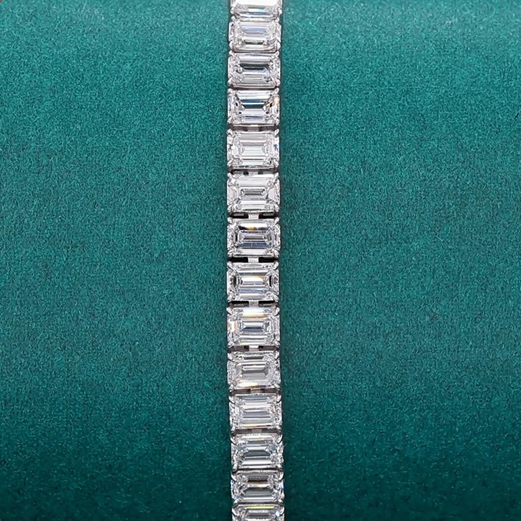 tennis bracelet lab grown diamond 14k gold