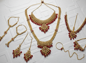 Antique Designer Beautiful <b>Bridal</b> Necklace <b>Set</b> with Elegant Traditional <b>Jewelry</b> Perfect for Party Wear and Festive Occasions - Product Image 3