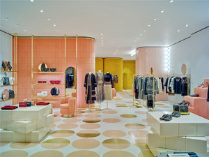 Phụ Kiện Cửa Hàng Sang Trọng Và Đồ Nội Thất Cửa Hàng Trưng Bày Vàng Tùy Chỉnh Giá Trưng Bày Cửa Hàng Quần Áo Dành Cho Cửa Hàng Thời Trang Nữ - Product Image 4