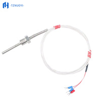 Sensor de Resistencia Térmica PT100 RTD Personalizable OEM/ODM con Sonda de Acero Inoxidable IP65 -50C a 300C Rosca M6/M8