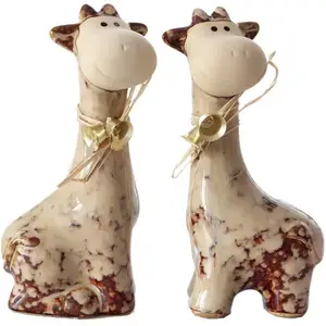 Nordic ceramic artifacts Bells and deer ornaments Creative home gifts Home decoration wholesale