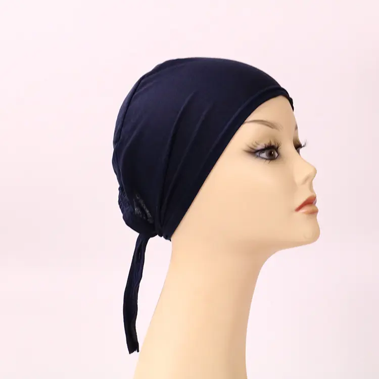 Commercio all'ingrosso arabo costume nazionale modale inferiore cap 12 colori unico in bianco e nero berretto turchia berretto hijab musulmano