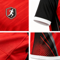 Camiseta Deportiva de Manga Corta para Tenis, Tallas XS-4XL, Corte Atlético, Transpirable, Personalizable para Clubes de Tenis, con Maqueta Gratuita