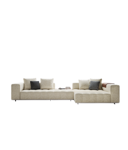 Mufang Chất Lượng Cao Da Chính Hãng Cổ Điển Hiện Đại L-Hình Cắt <span class=keywords><strong>Sofa</strong></span> Set Với Giường <span class=keywords><strong>Mini</strong></span> Phổ Biến Cho Nhà Biệt Thự Khách Sạn Sử Dụng - Product Image 4