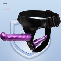 New Design Wearable Strap on Dildo Harness Kit für Frauen Enthält realistischen Silikon dildo und verstellbaren Unterwäsche dildo