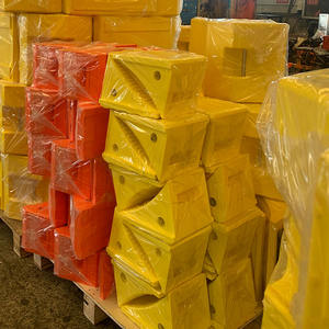 60 TONS bas prix PU sans odeur butée de roue arrêts de roue PU cale de roue pour camion <span class=keywords><strong>benne</strong></span> basculante - Product Image 3