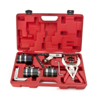 Conjunto de ferramentas compressor de reparo de motor automotivo, sistema de anel de pistão para limpeza, pré-tensão