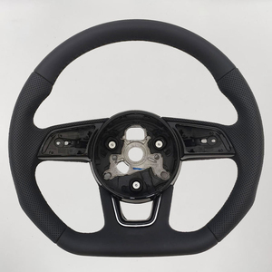 Haochen ไม่มีถุงลมนิรภัยและปุ่มพวงมาลัยหนังเปล่าสำหรับ Audi A1 A3 <span class=keywords><strong>A4</strong></span> A5 Q5 A6 C6 <span class=keywords><strong>B9</strong></span> Q7 C7 - Product Image 1