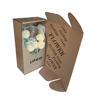 Boîtes d'expédition de fleurs en carton ondulé personnalisées de grande qualité en gros, boîtes de transport pour bouquets de fleurs