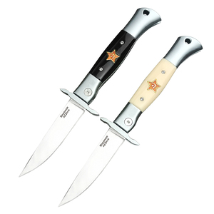 Coltello Tascabile Tattico Russo X12M con Lama <span class=keywords><strong>in</strong></span> Alluminio Aeronautico e Manico <span class=keywords><strong>in</strong></span> Resina per Sopravvivenza e Caccia EDC - Product Image 1