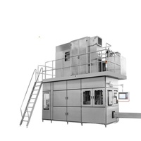 Machine de remplissage et d'emballage de boîtes en carton en forme de brique et de diamant aseptique d'usine de Shanghai pour l'emballage de boissons au lait/jus