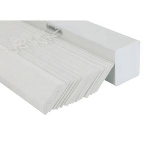 ستائر فينيسية بيضاء حديثة بشرائح بلاستيكية تشبه الخشب بعرض 50 ملم للنوافذ الصغيرة المنزلية - Product Image 6