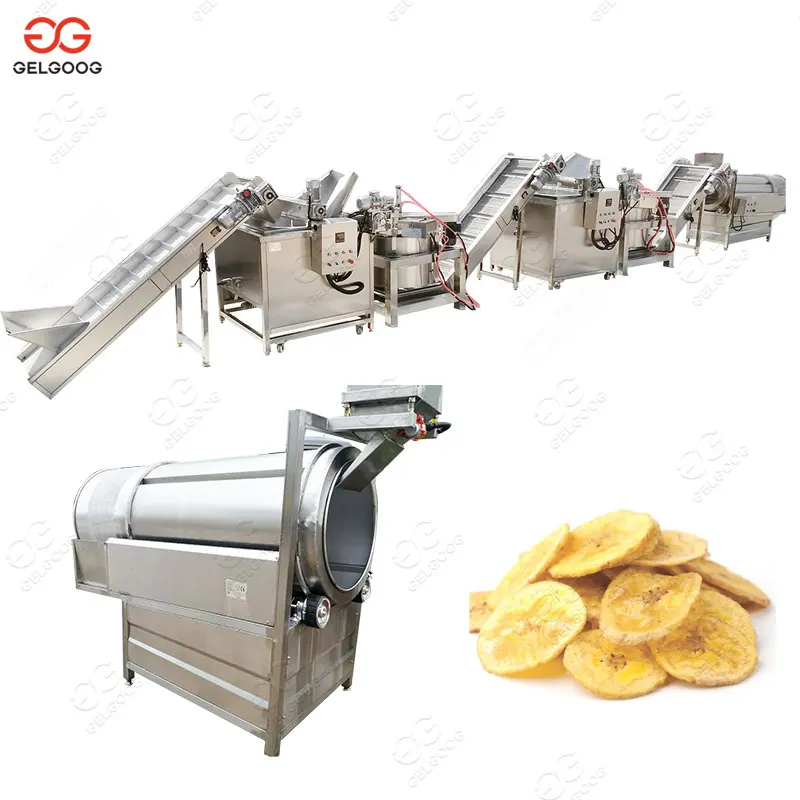 Hot Sale Plantain Processing Machines Banana Chips Making Product Line