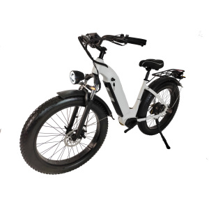 Vélo électrique urbain avec pneus larges de 26*4 pouces, écran de contrôle central intelligent, batterie au lithium dissimulée 48V10AH, corps en aluminium - Product Image 3