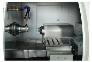 เครื่องกลึงซีเอ็นซีอุตสาหกรรมขนาดกะทัดรัด ยี่ห้อ YanHua36SG-II พร้อมระบบ <span class=keywords><strong>Wasino</strong></span>/เครื่องกลึงโลหะซีเอ็นซี สำหรับงานกลึงโลหะในอุตสาหกรรมเย็บผ้า - Product Image 3