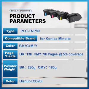 ตลับหมึกพิมพ์ TNP80 TNP 80 TNP-80สำหรับ <span class=keywords><strong>Konica</strong></span> Minolta BIZHUB C3320i โรงงานโทนเนอร์เครื่องถ่ายเอกสาร - Product Image 3