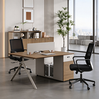 Bureau de travail durable pour le personnel de bureau, table de bureau modulaire pour la décoration de lieux de travail modernes
