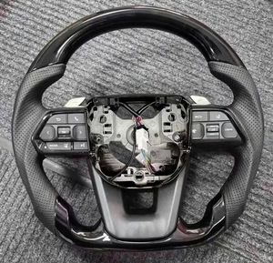 Volant en cuir pour <span class=keywords><strong>Toyota</strong></span> LC300 Land Cruiser Hilux <span class=keywords><strong>Gr</strong></span> Fortuner camry MK5 A90 79 Series <span class=keywords><strong>corolla</strong></span> GT - Product Image 4