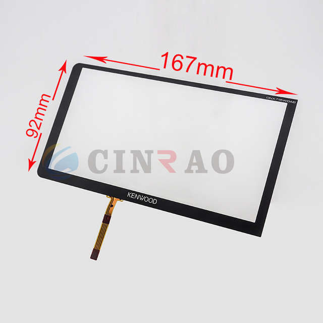 Automotive KENWOOD DNX715WDAB Touch Screen Panel 167*92mm LCD Digitizer For Car Usage