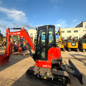 Pelle hydraulique sur chenilles Kobuta 5 tonnes d'occasion d'origine Japon Excavatrice Kubota Kx163 Mini pelleteuse Kubota 163 Kx165 en stock - Product Image 1