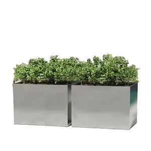 Hot Selings 2023 Custom Luxe Decor Rvs Moderne Outdoor Bloembak Planter