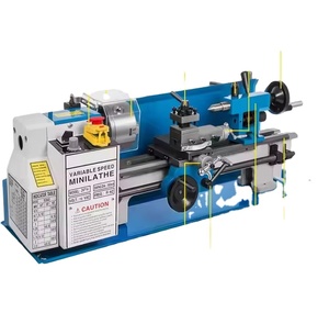 Mini Torno Manual de 7x14 Pulgadas, Máquina Multifuncional de Trabajo Ligero en Metal para Uso Doméstico - Product Image 3