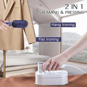 Plancha de vapor portátil para ropa, tres en uno, vertical, giratoria, para uso en seco y húmedo, pequeña, para viajes y el hogar. - Product Image 4