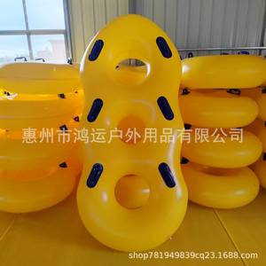 แพยางเป่าลมแบบหนาพิเศษ วัสดุ PVC สำหรับสวนน้ำ ใช้ในเชิงพาณิชย์ ขนาด 106x106 ซม. - Product Image 2
