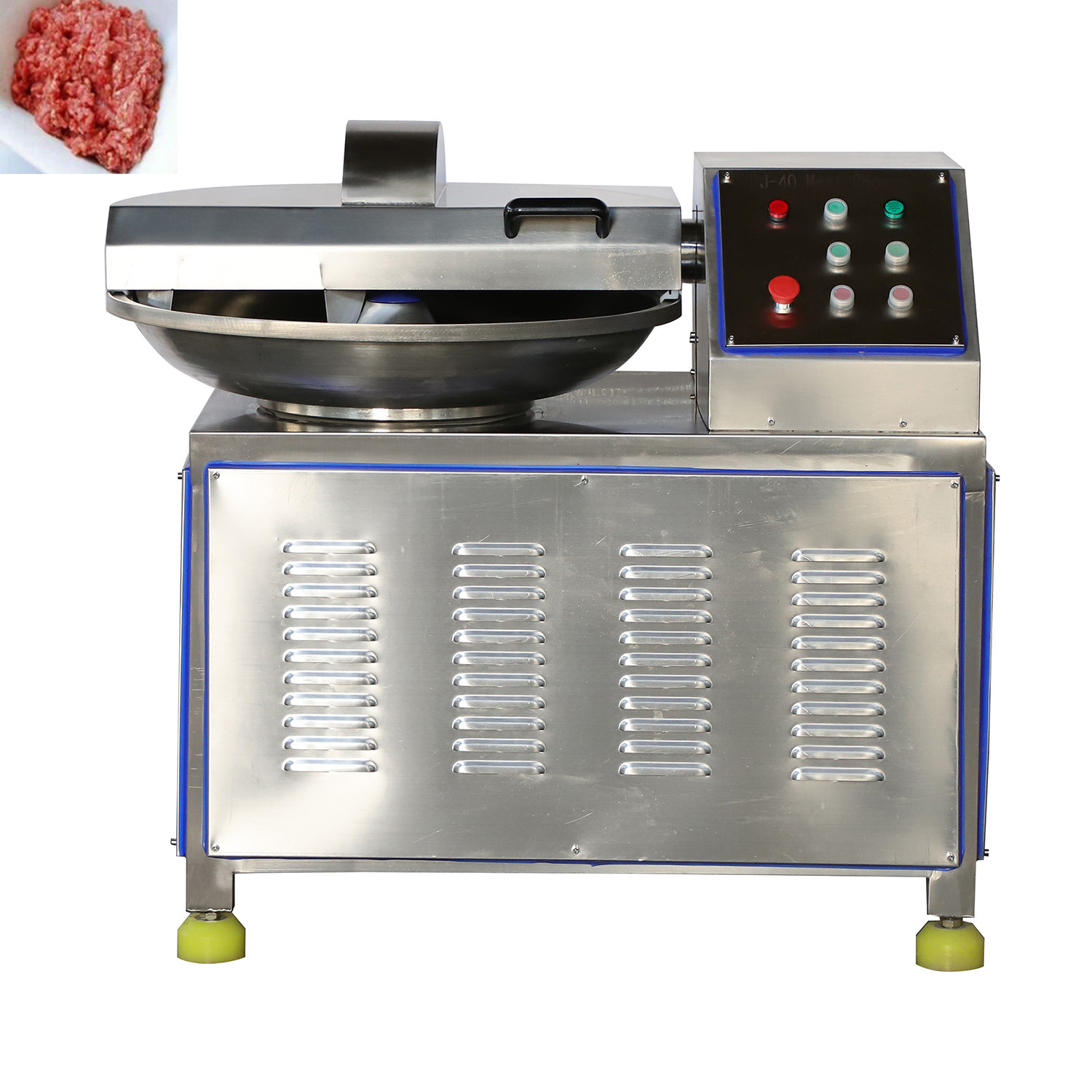 Коммерческий высокоскоростной Электрический резак из нержавеющей стали для мяса курицы маленькая резак для мяса