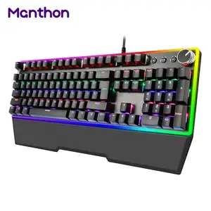 原始设备制造商RGB背光可编程键盘游戏玩家定制电脑机械游戏键盘