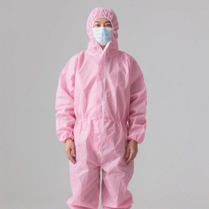 Ropa de Seguridad Desechable Ligera de Material SS, Impermeable, Antiestática, Protección Completa del Cuerpo, Protección <span class=keywords><strong>Contra</strong></span> Salpicaduras Limitada - Product Image 6